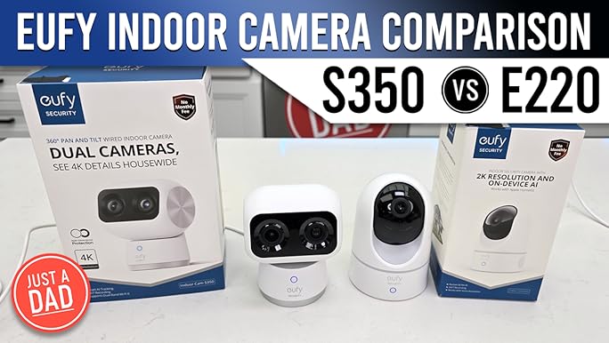 防犯カメラ eufy Security Indoor Cam S350 Amazon.com : eufy Security Indoor Cam S350, Dual Cameras, 4K